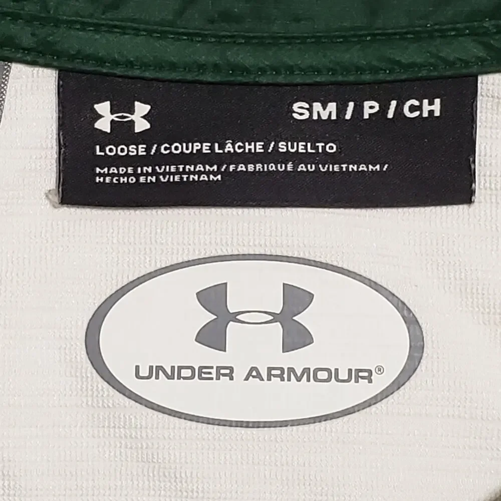 Under Armour Mens UAB Blazers White Pullover Windbreaker Sz‎ Small Collegiate